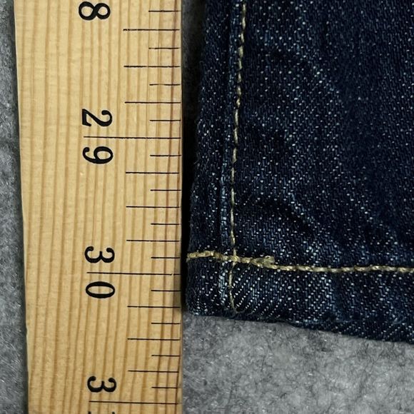 Vintage J. Crew HIPSLUNG Jeans Women's 32S Straight Leg Dark Wash 100% Cotton - Picture 8 of 17